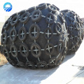 Pneumatic Rubber Used Yokohama Fenders With Tyre-Chain Net